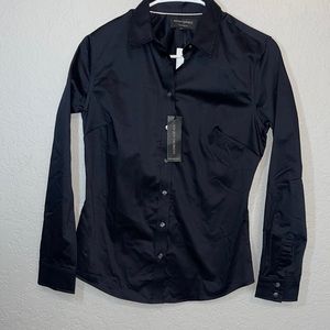 Banana Republic Tailored button up blouse long sleeve